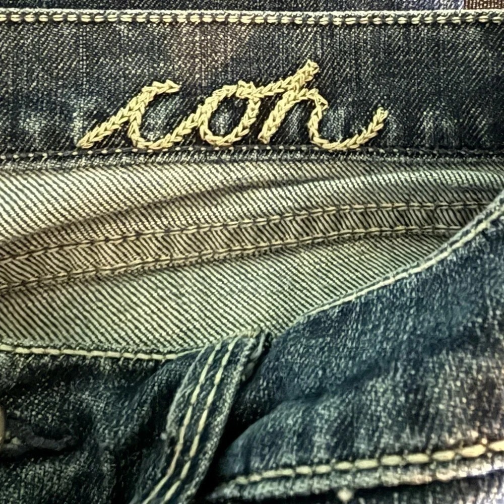 Citizens Of Humanity Dark Blue Cropped Flare Jeans - Picture 6 of 8